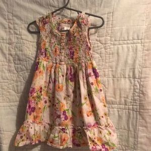 Old Navy pink floral dress size 18 to 24 months